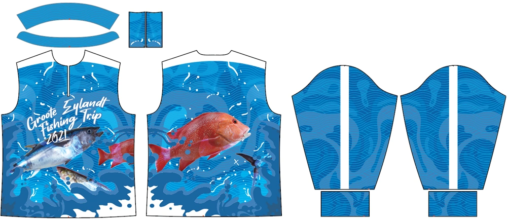 2023 New Design Wholesale Custom Fishing Shirt Long Sleeve Fishing Jersey Sublimation Print Sporswear
