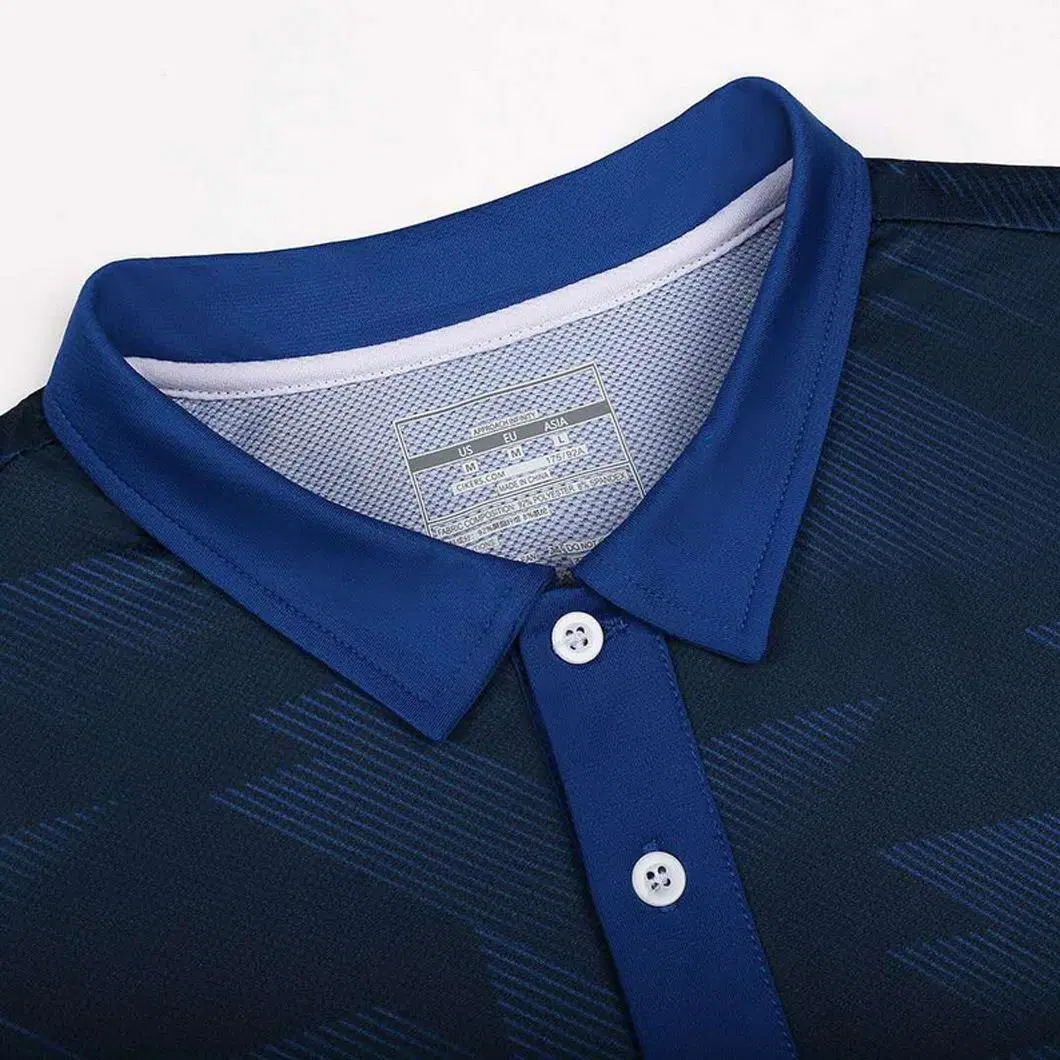Quick Dry Customized Short Sleeve Golf T Shirts Design Your Own Golf Polo Shirts Custom Logo Mens Golf Shirt