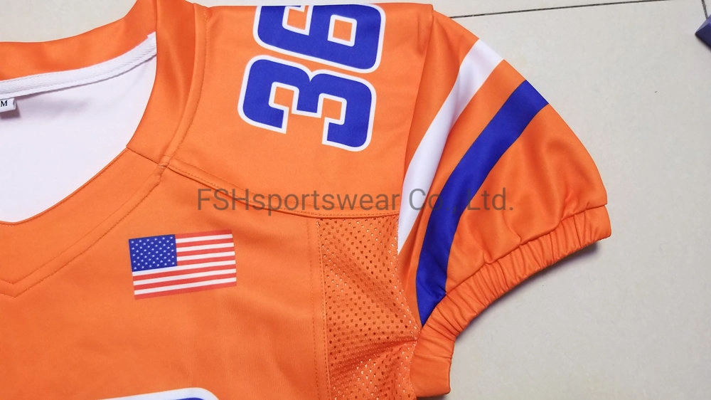 Top Sale High Quality Custom Made Sublimation Print American Football Uniform