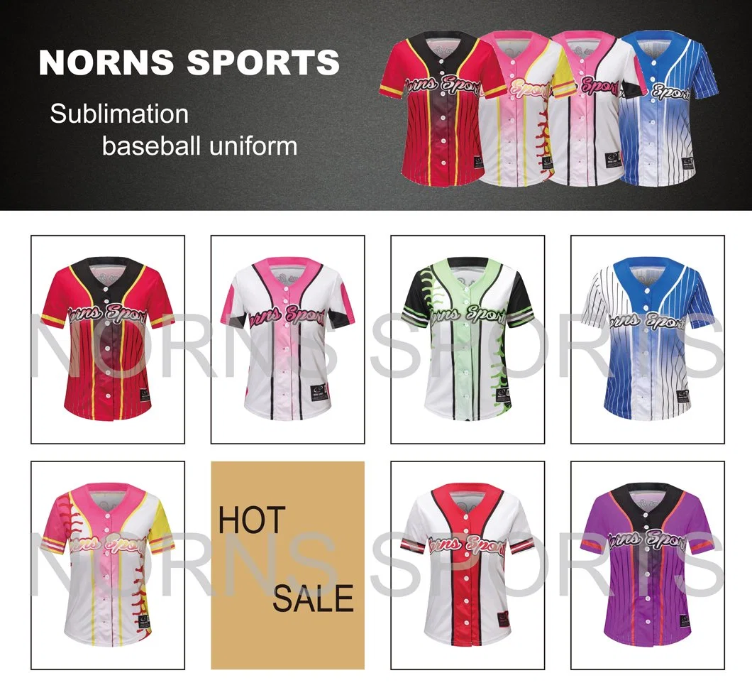 High Quality Custom Sublimation Baseball Jersey Baseball Uniforms Set for Clubs