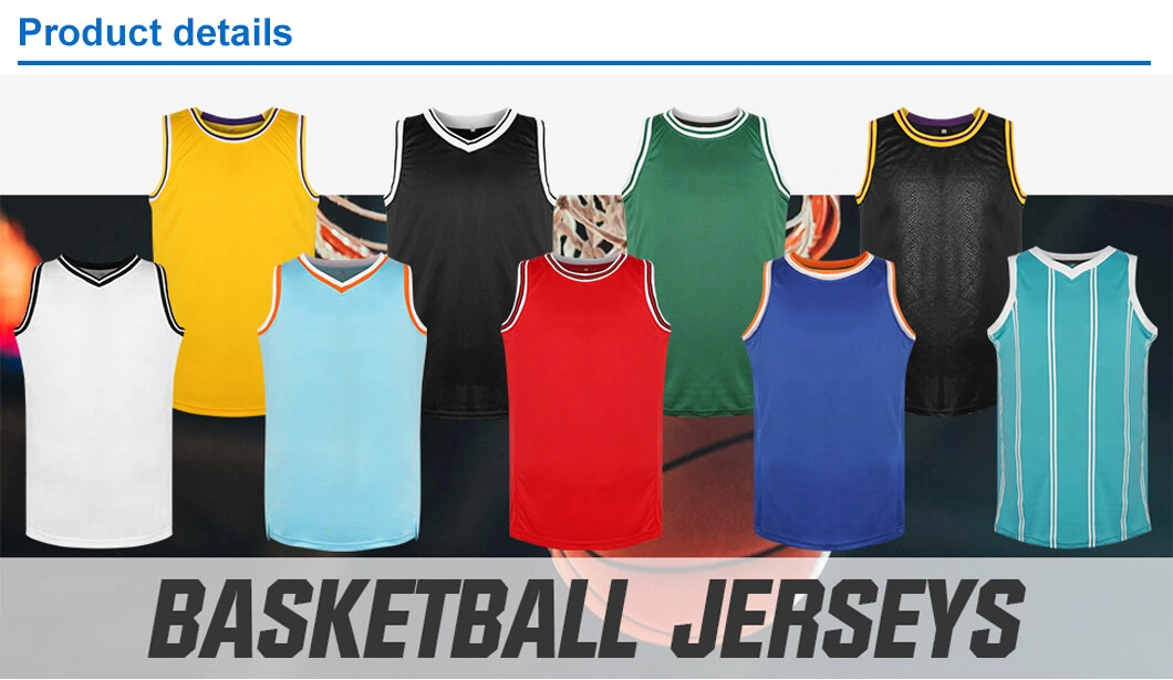 Wholesale Red Blue Color Design Your Own Sublimation Basketball Jersey Junior Uniform