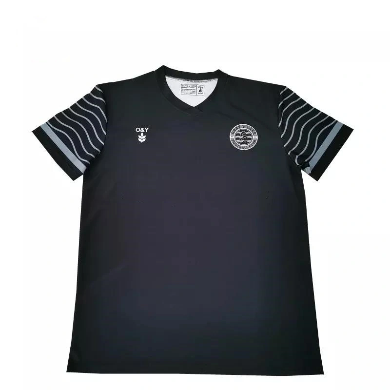 Custom Design Thai Quality Black Club Football Jersey Custom Soccer Uniform