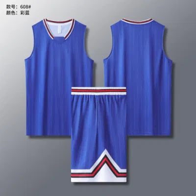 Wholesale Custom Basketball Uniform Sublimation Printed Reversible Mesh Performance Team for Sports
