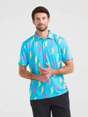 Wholesale 2023 Men Custom Sublimation Blue Polo Shirts High Quality Breathable Upf50 Quick Dry Print Fashion Golf Polo