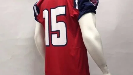 Cheap Full Sublimation 100%Polyester Custom High Quality American Football Jersey Uniforms