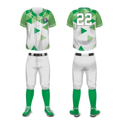 Wholesale Baseball Uniform 100% Polyester Softball Wear Shorts & Tops